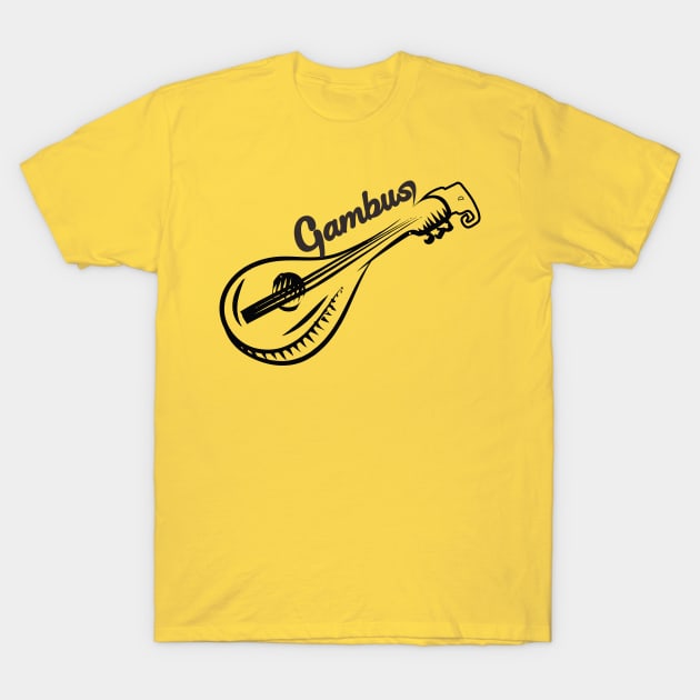 Guitar Gambus music T-Shirt by balunlampung